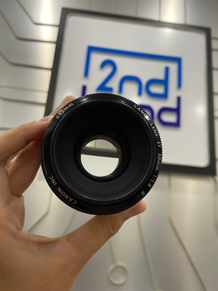 Lens Canon 50mm ii - Màu đen - Ngoại hình: 98% - Body