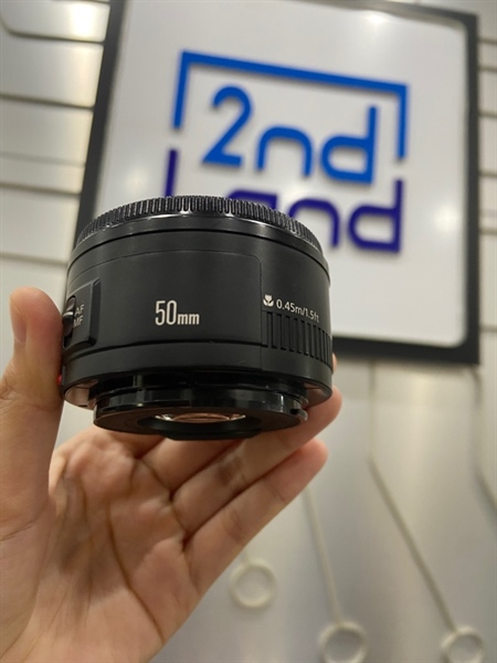 Lens Canon 50mm ii - Màu đen - Ngoại hình: 98% - Body 1