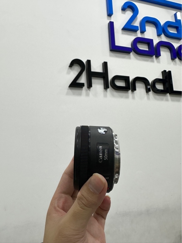 Lens Canon 50mm STM F1.8 - Màu đen - Ngoại hình 97% - Body
