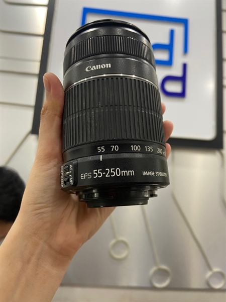Lens Canon 55-250mm ii - Màu đen - Ngoại hình: 98% - Body 1