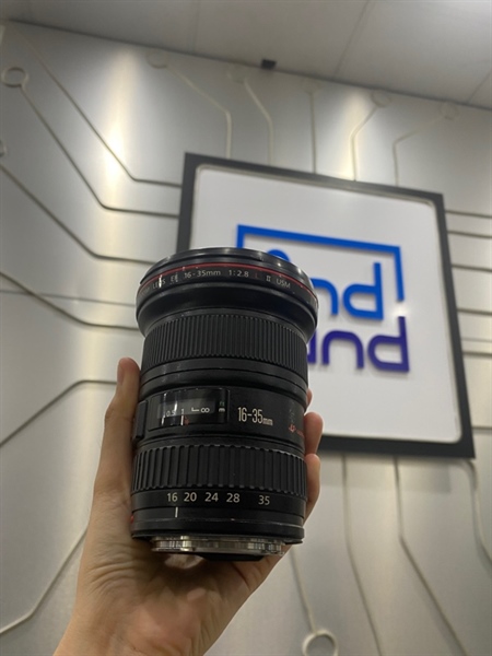 Lens Canon EF 16-35mm 1:2.8 L II USM - Màu đen - Ngoại hình: 97% - Bụi trong nhẹ - Body 1