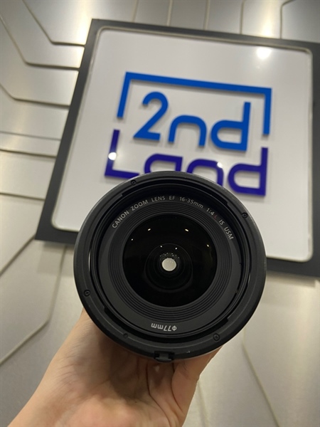 Lens Canon EF 16-35mm 1: 4 L IS USM - Màu đen - Ngoại hình: 98% - Body
