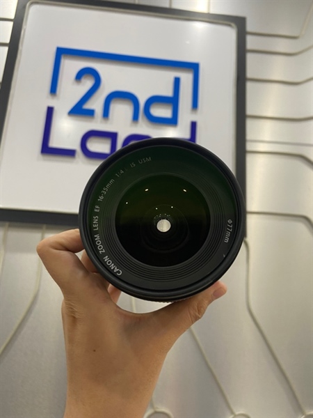Lens Canon EF 16-35mm F/4L IS USM - Màu đen - Ngoại hình: 98% - Box