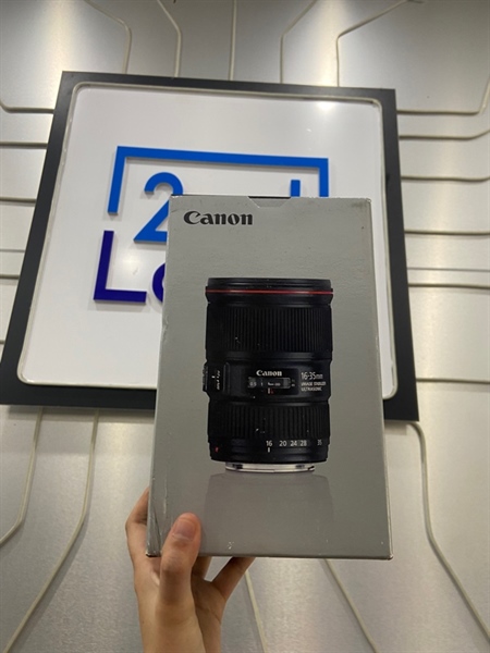 Lens Canon EF 16-35mm F/4L IS USM - Màu đen - Ngoại hình: 98% - Box 3