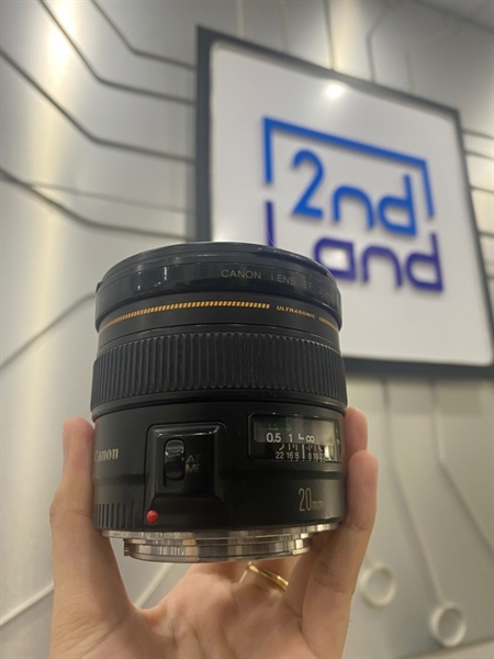 Lens Canon EF 20mm F/2.8 USM - Màu đen - Ngoại hình: 98% - Body 2