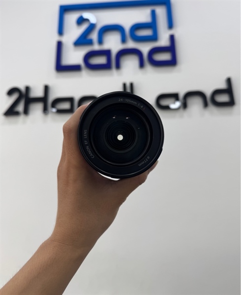 Lens Canon EF 24-105mm f/4L IS USM - Màu đen - Ngoại hình 97% - Kèm 2 nắp đậy