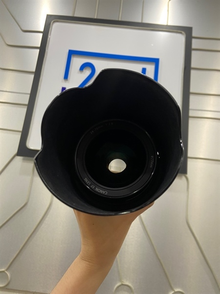 Lens Canon EF 24-70mm 1:2.8 L USM - Màu đen - Ngoại hình: 97% - Trầy 1 đường kính bên hông, trầy thân viền nhiễn - Body