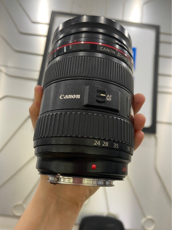 Lens Canon EF 24-70mm f/2.8L USM - Màu Đen - Ngoại Hình: 97% - Body