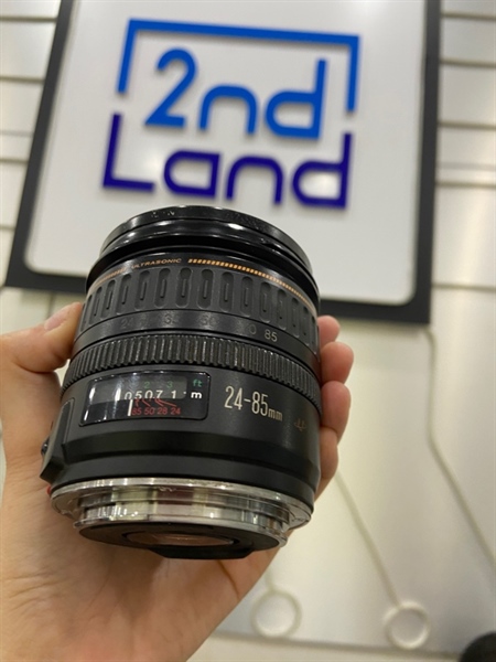Lens Canon EF 24-85mm 1:3.5-4.5 - Màu đen - Ngoại hình: 98% - Body 1