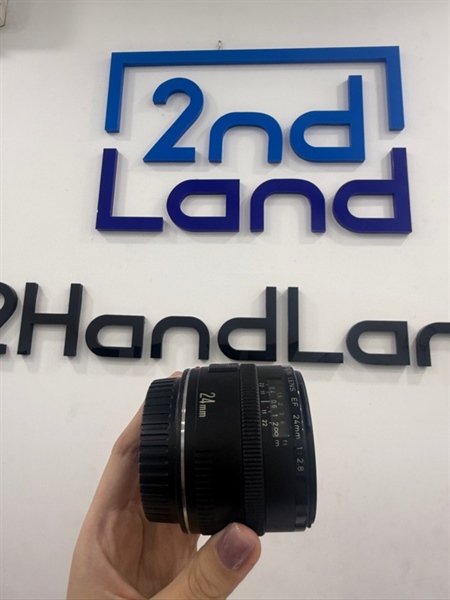 Lens Canon EF 24mm 1:2.8 - Màu đen - Ngoại hình 97% - Body