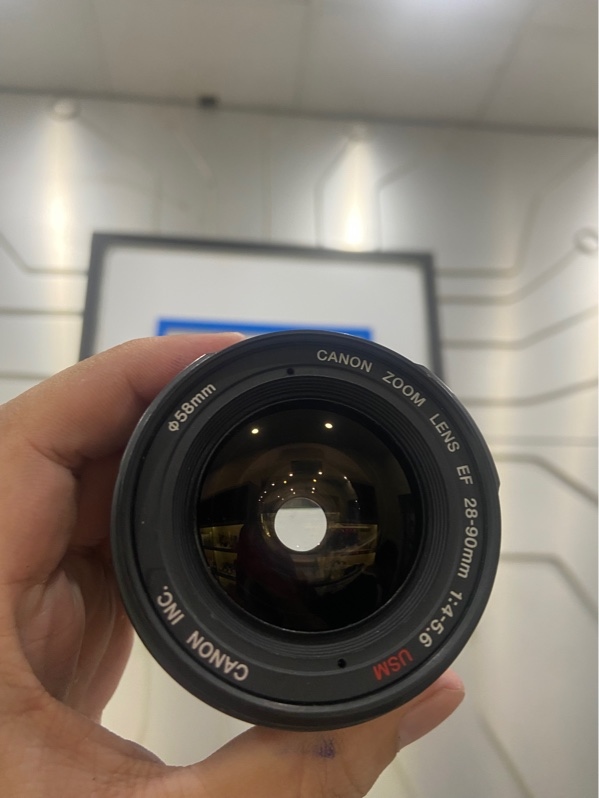 Lens Canon EF 28-90mm f/4-5.6 - Màu đen - Ngoại hình: 98% - Mất AF - Body