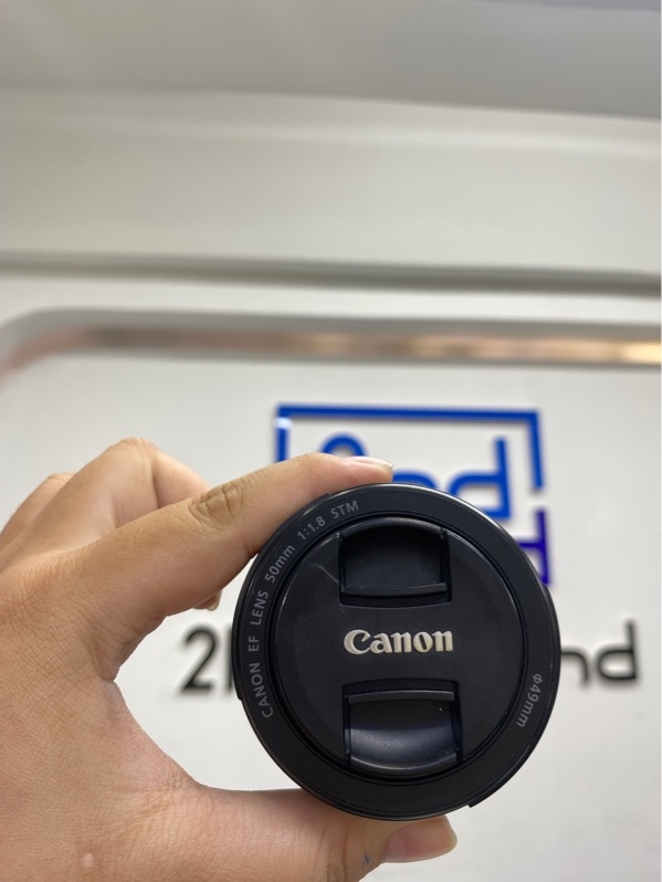 Lens Canon EF 50mm 1:1.8 STM - Màu đen - Ngoại hình 98% - Body