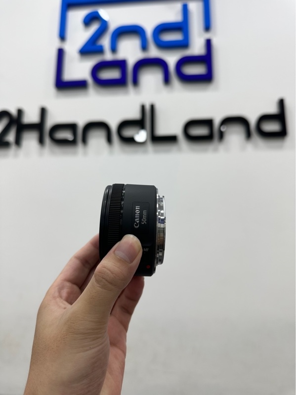 Lens Canon EF 50mm 1:1.8 STM - Màu đen - Ngoại hình 98% - Bụi trong nhẹ - Body