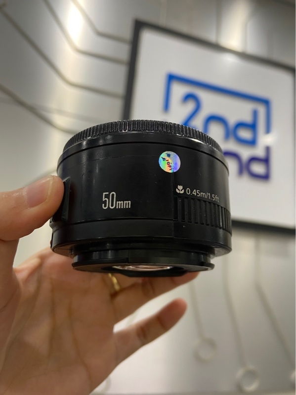 Lens Canon EF 50mm f/1.8 II - Màu đen - Ngoại hình: 97% - Bụi trong - Body