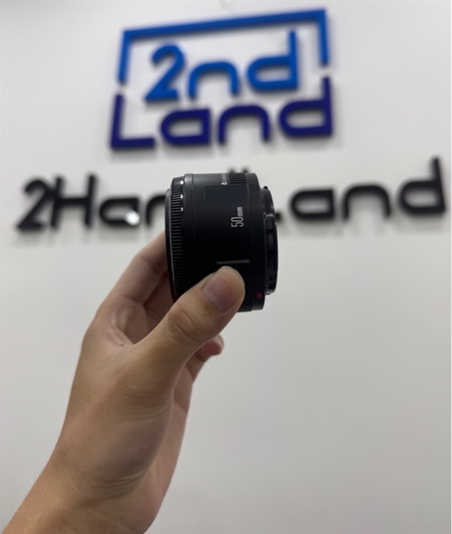 Lens Canon EF 50mm F/1.8 II - Màu đen - Ngoại hình 98% - Kèm 2 nắp đậy 1