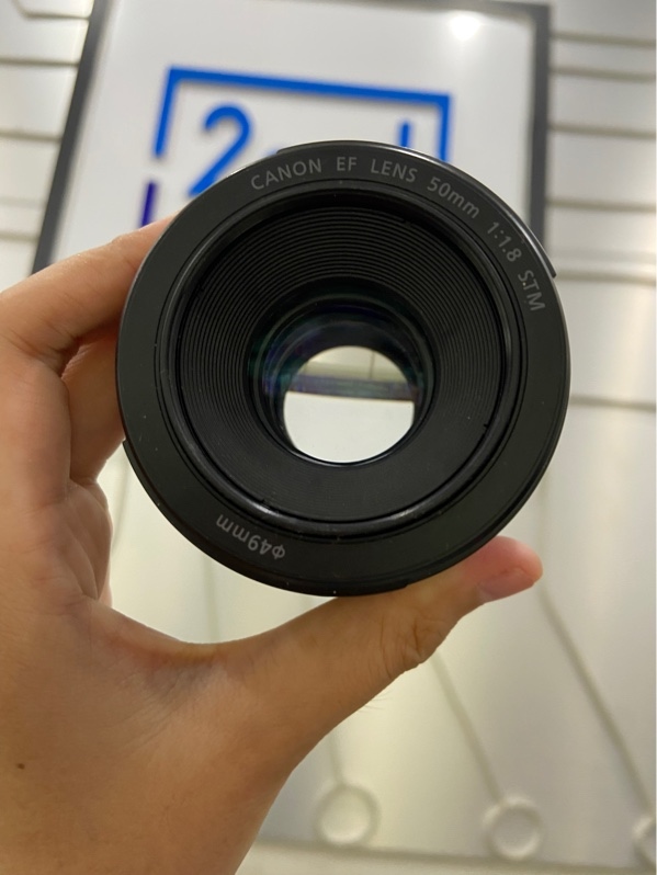 Lens Canon EF 50mm f/1.8 STM - Màu đen - Ngoại hình: 97% - Body