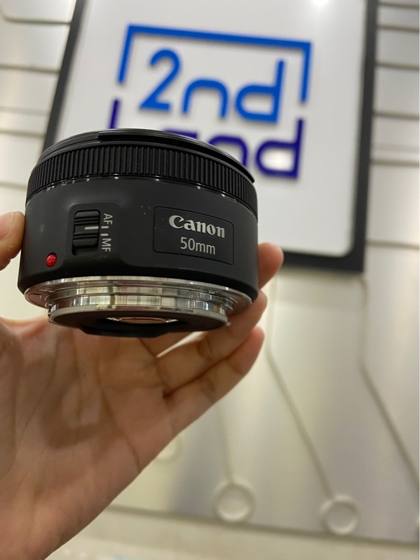 Lens Canon EF 50mm f/1.8 STM - Màu đen - Ngoại hình: 97% - Body