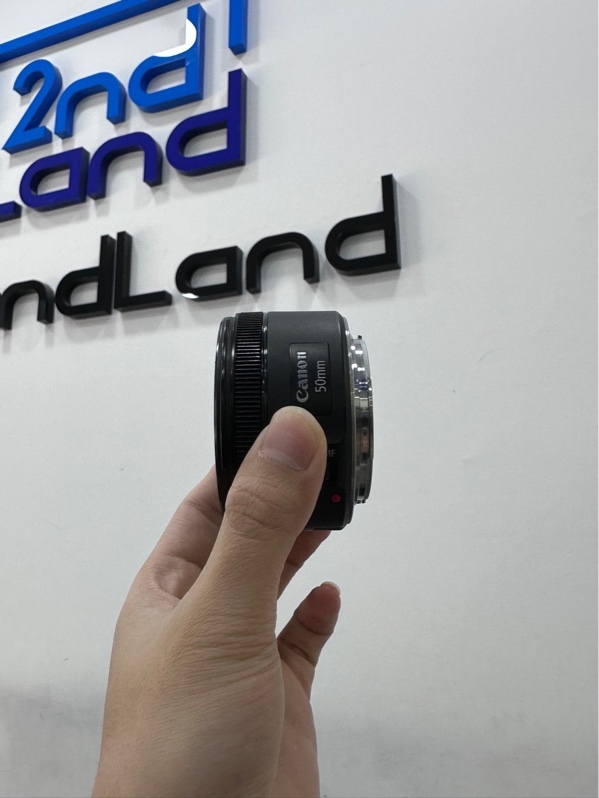 Lens Canon EF 50mm f/1.8 STM - Màu đen - Ngoại hình 97% - Kèm box