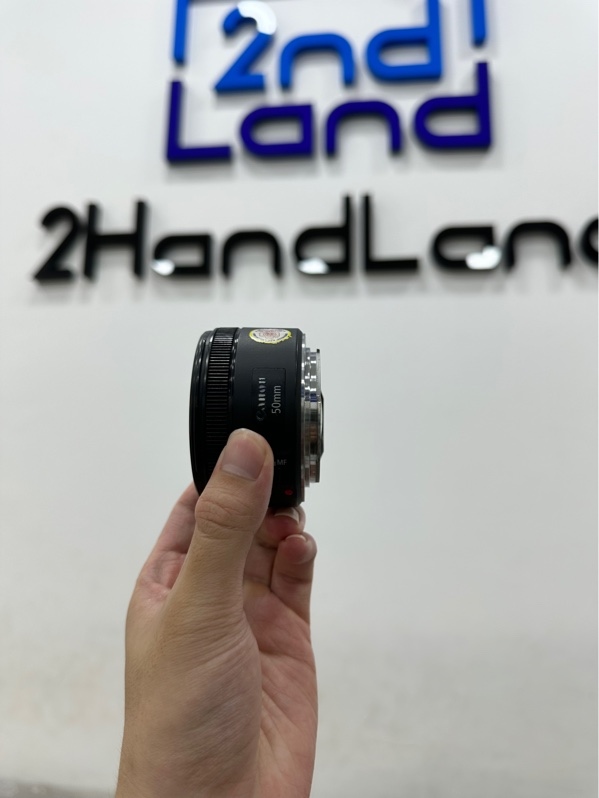 Lens Canon EF 50mm f/1.8 STM - Màu đen - Ngoại hình 97% - Lens bụi trong - Body