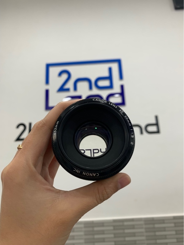 Lens Canon EF 50MM - F1.8 II - Màu đen - Ngoại hình: 97% - Body