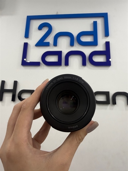 Lens Canon EF 50mm f1.8 STM - Màu đen - Ngoại hình 98% - Body