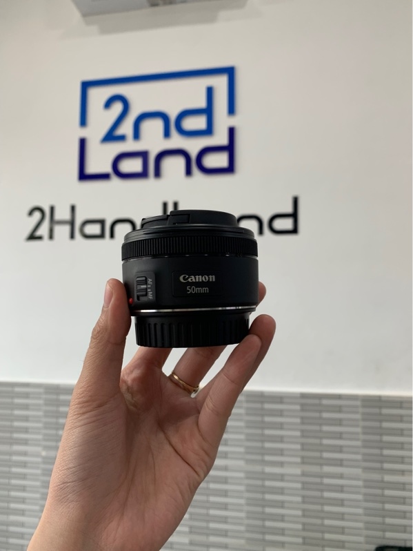 Lens Canon EF 50mm - F1.8 STM - Màu đen - Ngoại hình: 98% - Box