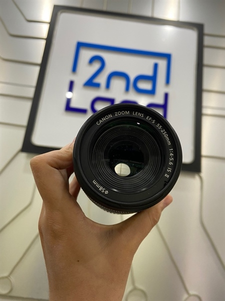 Lens Canon EF 55-250mm IS II - Màu đen - Ngoại hình: 98% - Body
