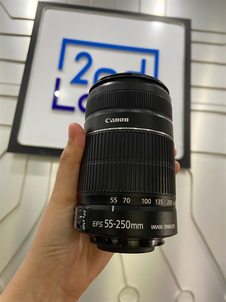 Lens Canon EF 55-250mm IS II - Màu đen - Ngoại hình: 98% - Body 1