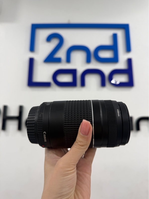 Lens Canon EF 75-300mm f/4-5.6 III - Màu đen - Ngoại hình 97% - Trầy , kính trầy - Body