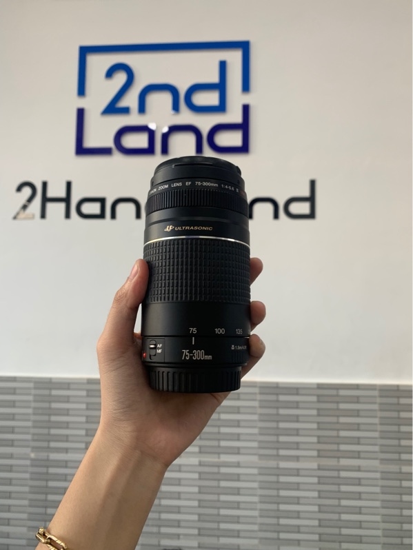 Lens Canon EF 75-300mm - F/4-5.6 III USM - Màu đen - Ngoại hình: 98% - Body