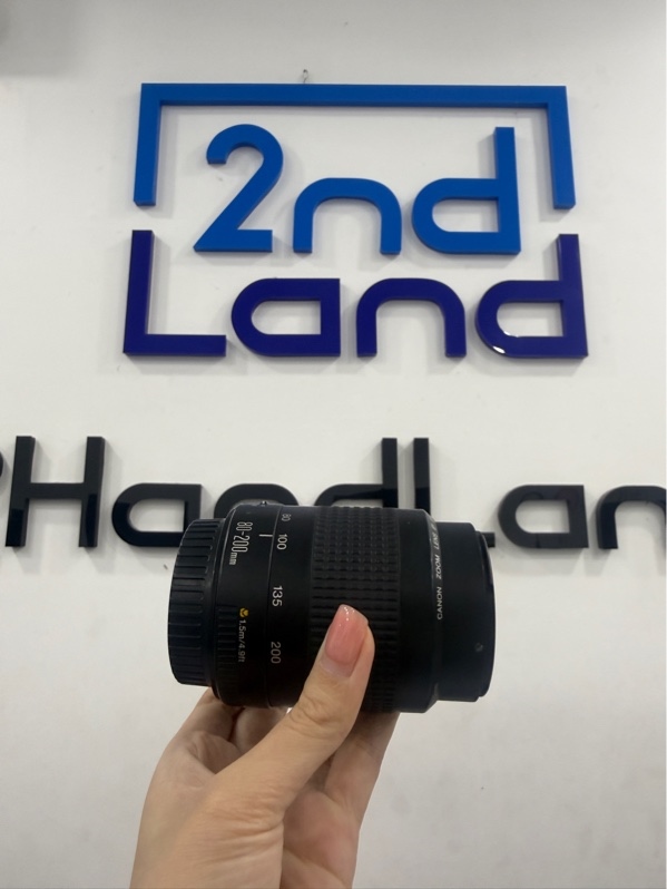 Lens Canon EF 80-200mm f/4.5-5.6 II - Màu đen - Ngoại hình 97% - Trầy , đục lens , vỏ trầy - Kèm 1 cap
