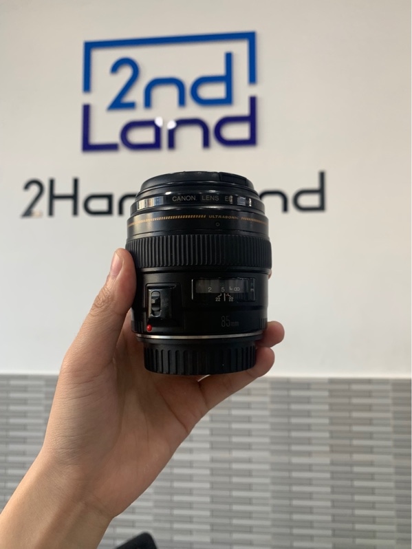 Lens Canon EF 85mm - F/1.8 USM - Màu đen - Ngoại hình: 97% - Body