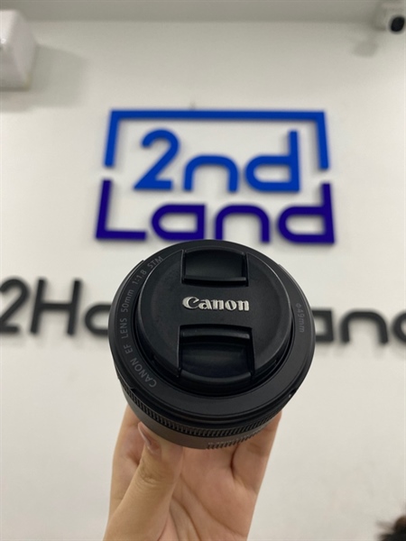 Lens Canon EF lens 50mm 1:1.8 STM - Màu đen - Ngoại hình 98% - Body