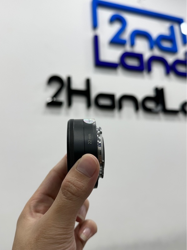 Lens Canon EF-M 22mm 1:2 STM - Màu đen - Ngoại hình 98% - Kèm nắp