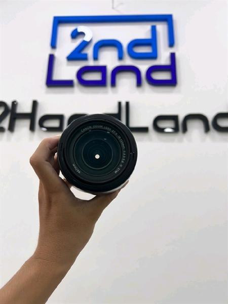 Lens Canon EF-S 18-135mm F/35 - 5.6 IS STM - Màu đen - Ngoại hình 97% - Body