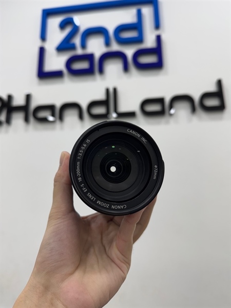 Lens Canon EF-S 18-200mm f/3.5-5.6 IS - Màu đen - Ngoại hình 97% - Kèm 1 nắp đậy