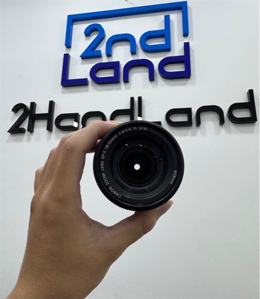 Lens Canon EF-S 18-55mm 1:4-5.6 IS STM - Màu đen - Ngoại hình 98% - Body