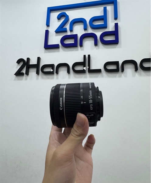 Lens Canon EF-S 18-55mm 1:4-5.6 IS STM - Màu đen - Ngoại hình 98% - Body 1