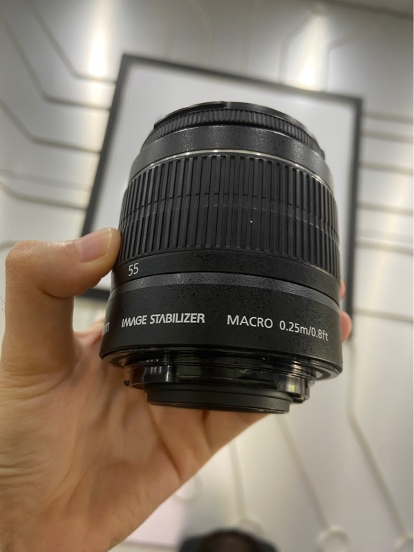 Lens Canon EF-S 18-55mm f/3.5-5.6 IS II - Màu đen - Ngoại hình: 98% - Body