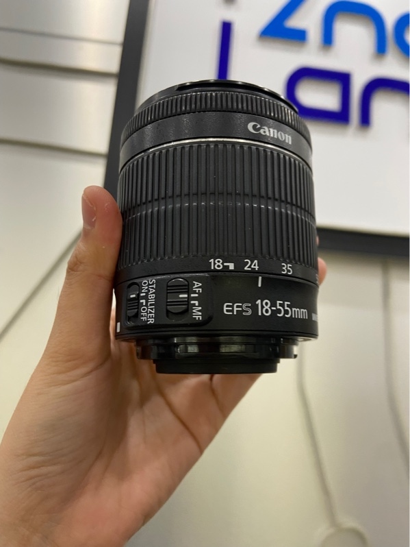 Lens Canon EF-S 18-55mm f/3.5-5.6 IS II STM - Màu đen - Ngoại hình: 97% - Mốc nhẹ - Body