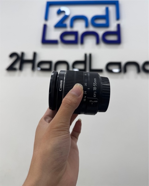 Lens Canon EF-S 18-55mm F3.5-5.6 III - Màu đen - Ngoại hình 97% - Body 1