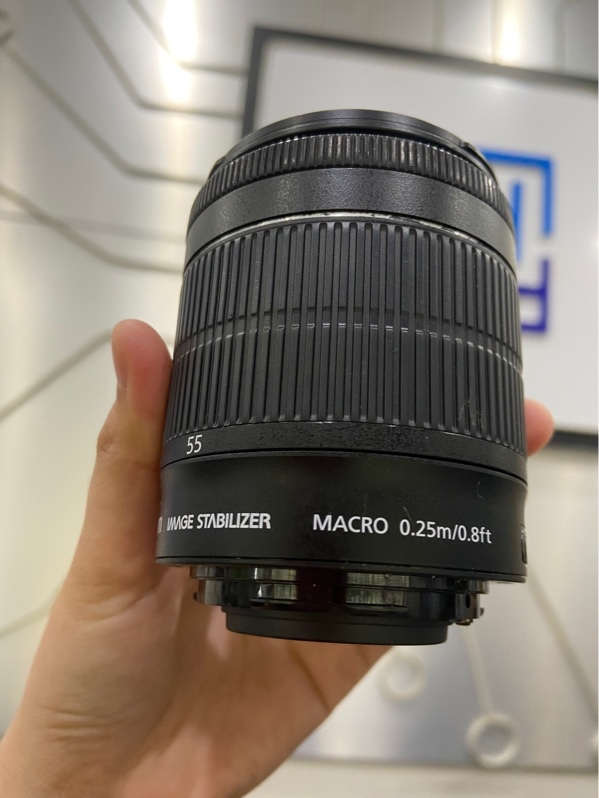 Lens Canon EF-S 18-55mm IS STM - Màu đen - Ngoại hình: 97% - Body
