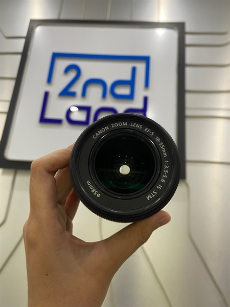 Lens Canon EF-S 18-55mm IS STM - Màu đen - Ngoại hình: 97% - Đủ phụ kiện