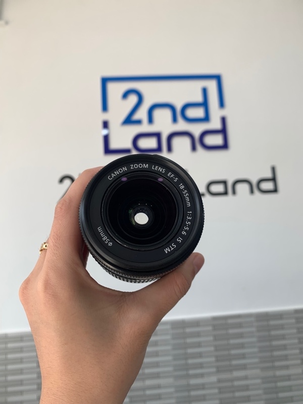 Lens Canon EF-S - 18-55mm STM - Màu đen - Ngoại hình: 98% - Body