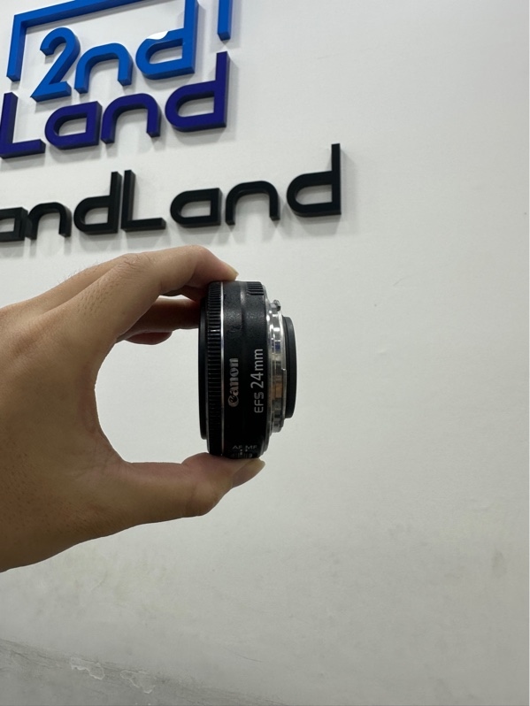 Lens Canon EF-S 24mm 1:2.8 STM - Màu đen - Ngoại hình 98% - Body