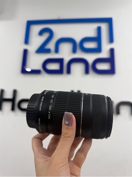 Lens Canon EF-S 55-250mm 1:4-5.6 IS II - Màu đen - Ngoại hình 98% - Body 1