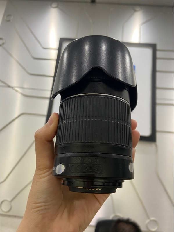 Lens Canon EF-S 55-250mm f/4-5.6 IS II - Màu đen - Ngoại hình: 97% - Bụi trong nhiều - Body