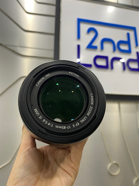 Lens Canon EFS 17-85mm 1.4:5.6 IS USM - Màu đen - Ngoại hình: 98% - Body