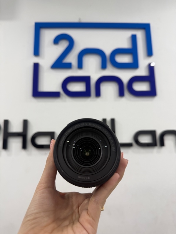 Lens canon EFS 18-135mm f3.5-5.6 IS USM nano - Màu đen - Ngoại hình 98% - Body