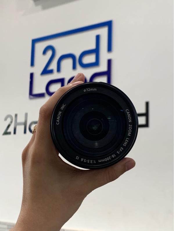 Lens Canon EFS 18-200mm - F3.5-5.6 IS - Màu đen - Ngoại hình: 98% - Body